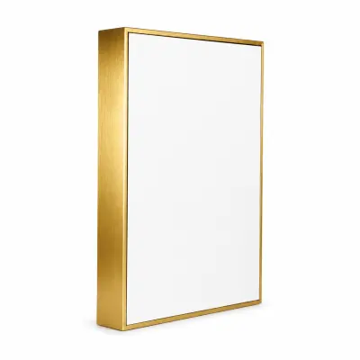 Porta-retrato de Alumínio Dupla Face Dourado - 20x30cm personalizado