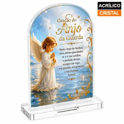 Mini Porta-retrato Acrílico Cristal 5mm - 6x9cm personalizado