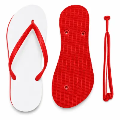 Chinelo Vermelho - Adulto personalizado