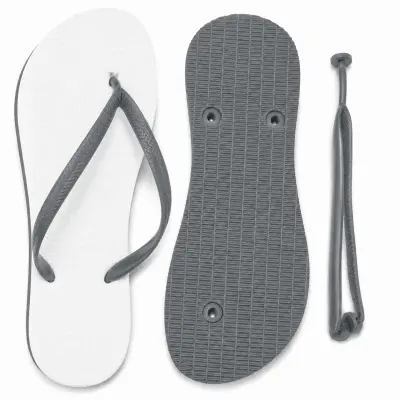 Chinelo Cinza - Adulto personalizado