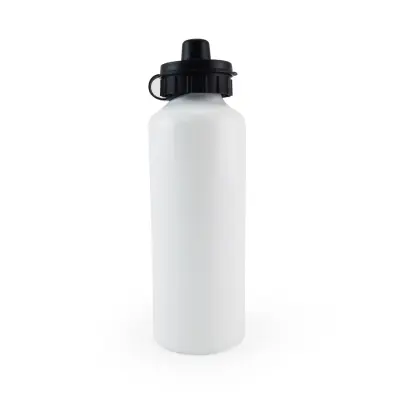 Squeeze de Alumínio Branco - 500ml personalizado