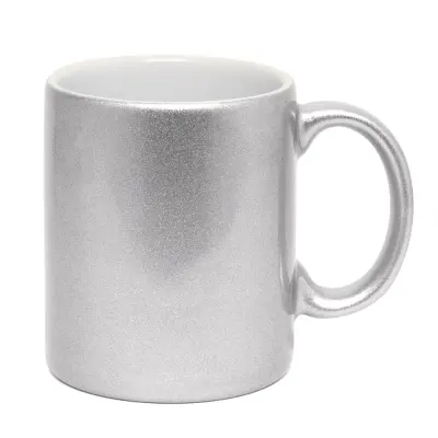 Caneca Metalizada Nacional Prata - 325ml personalizado
