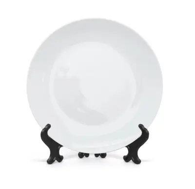 Prato de Porcelana Branco 26 cm personalizado