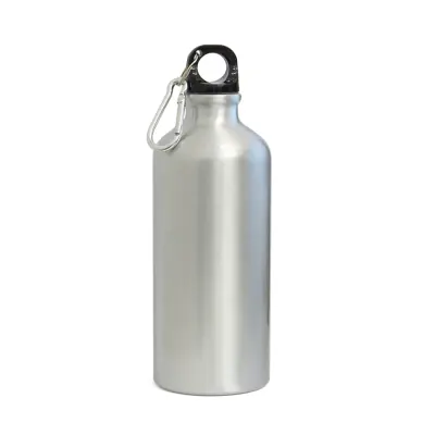 Squeeze de Alumínio Prata com Mosquetão - 600ml personalizado