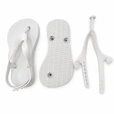 Chinelo Baby Branco (Tira com Calcanhar) personalizado