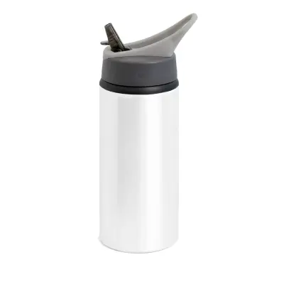 Squeeze de Alumínio Branco Bico e Alça - 600ml personalizado