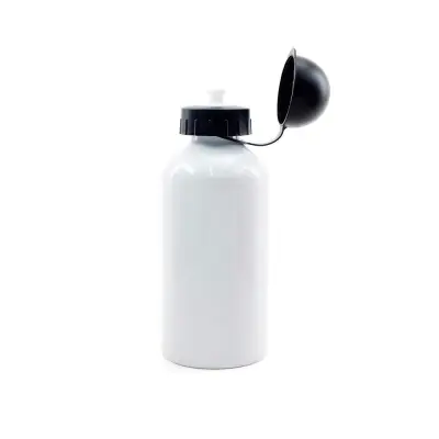 Squeeze de Alumínio Branco tampa Bola - 500ml personalizado