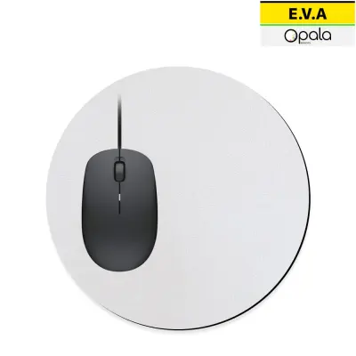 Mouse Pad de EVA Redondo 20cm de Diâmetro - 5 Unidades - Opala Brindes personalizado