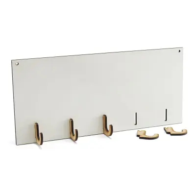 Porta Chaves em MDF Texturizado 13x29cm personalizado