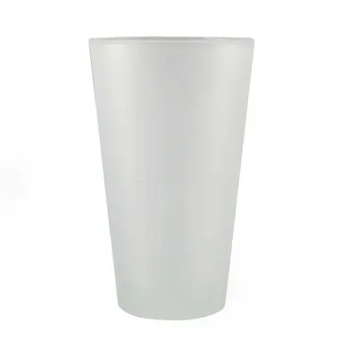 Copo Cônico de Vidro Jateado Grande - 450ml personalizado