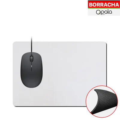 Mouse Pad de Borracha Retangular 20x24cm - 1 Unidade personalizado