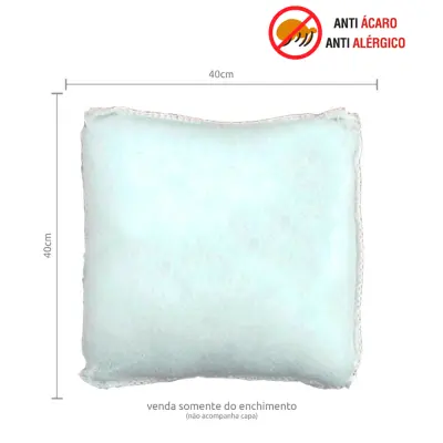 Refil para Enchimento de Almofada 40x40cm personalizado