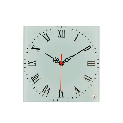 Relógio de Vidro Quadrado com Numeros Espelhados 20x20cm - C104 personalizado