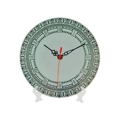 Relógio de Vidro Redondo com Numeros Espelhados 20cm - C106 personalizado