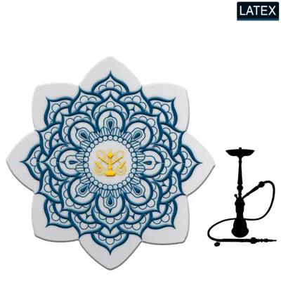 Tapete de Narguile de Latex Mandala com 28cm de Diâmetro - 1 Unidade personalizado