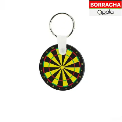 Chaveiro de Borracha Redondo - 10 Unidades personalizado