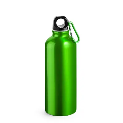 Squeeze de Alumínio Verde com Mosquetão - 500ml personalizado