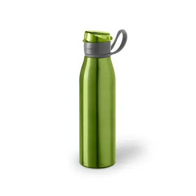 Squeeze de Alumínio Verde com Tampa e Alça - 650ml personalizado