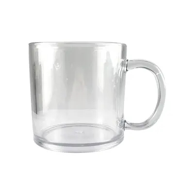 Caneca em Acrílico Cristal ou Adesivo – 325ml personalizado
