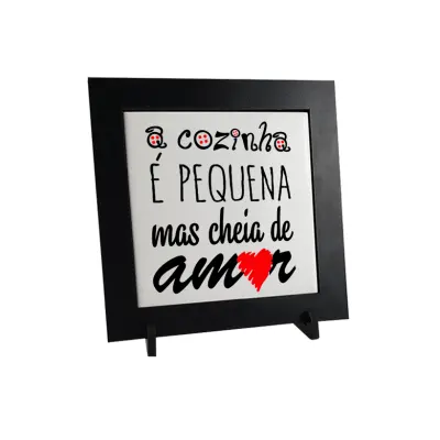 Moldura para Azulejo 15x15cm - Preto personalizado