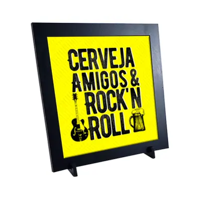 Moldura para Azulejo 20x20cm - Preto personalizado