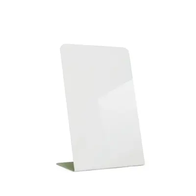 Porta Retrato de Metal Branco 10x15cm Vertical personalizado