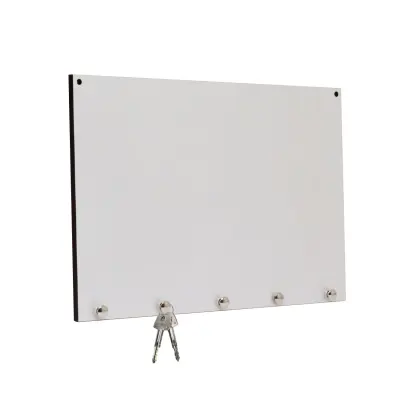 Porta chave de MDF com Tecido Brilho de 6mm - A4 personalizado