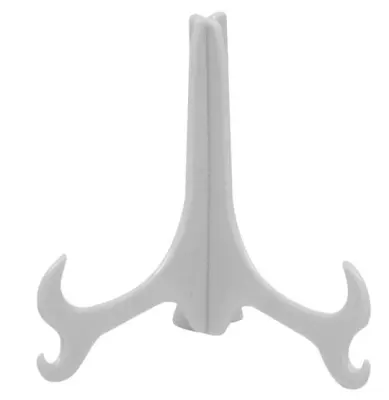 Suporte de Plástico Branco para Prato/Azulejo - 11,5x9cm personalizado