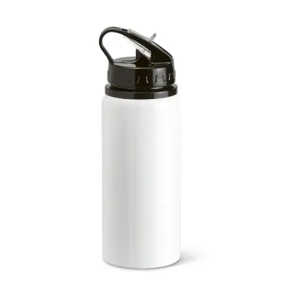 Squeeze de Alumínio Branco Tampa Bico 650ml personalizado