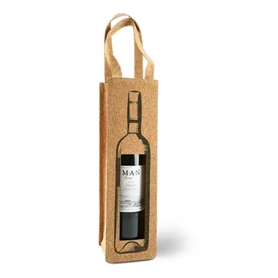 Sacola de Vinho de Cortiça 10x33cm personalizado