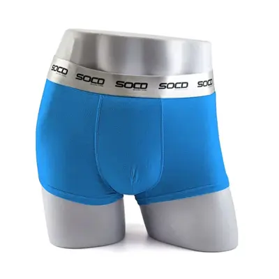 Cueca Boxer com Elástico - Azul Claro (Apenas o elástico é ) personalizado