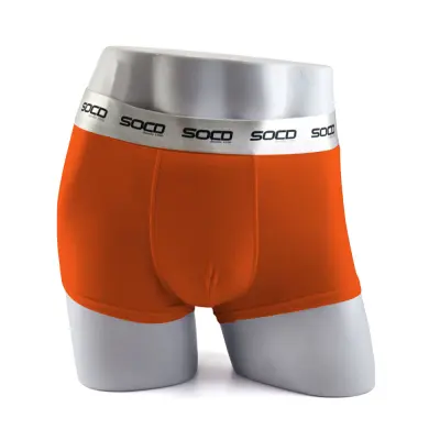 Cueca Boxer com Elástico - Laranja (Apenas o elástico é ) personalizado