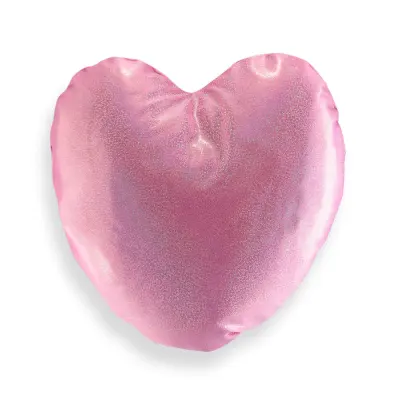 Capa de Almofada de Glitter Coração Rosa - 39x44cm personalizado
