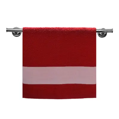 Toalha de lavabo - Vermelho personalizado
