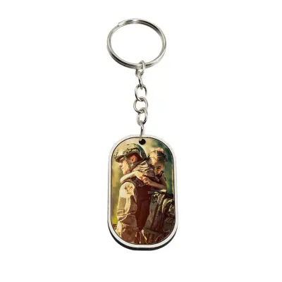 Chaveiro de MDF Texturizado Militar personalizado