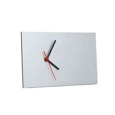 Relógio de MDF com Tecido Brilho de 6mm - 18,7x28,1cm personalizado