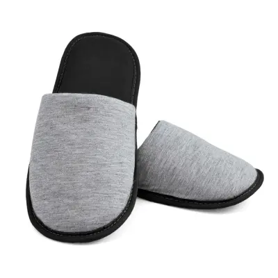 Pantufa Preto / Cinza - Adulto personalizado