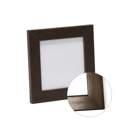 Moldura de MDF Pintada para Azulejo 10x10cm na Cor Tabaco personalizado