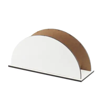 Porta Guardanapo de MDF Resinado Brilho - 7,5x17cm personalizado