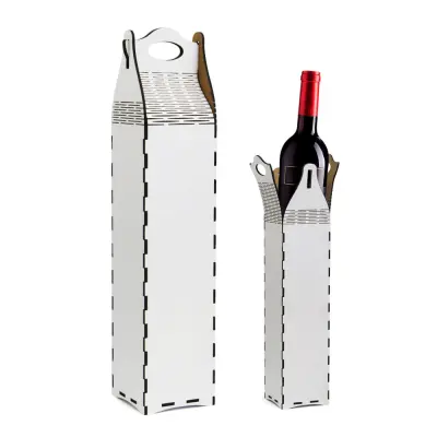 Porta Vinho MDF Texturizado 42x8,5cm personalizado