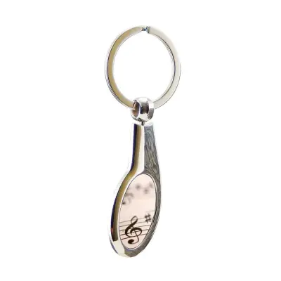 Chaveiro Cromado Formato Gota personalizado
