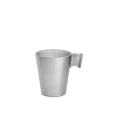 Xícara de Vidro de Café na Cor Prata - 80ml personalizado