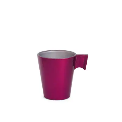 Xícara de Vidro de Café na Cor Rosa - 80ml personalizado