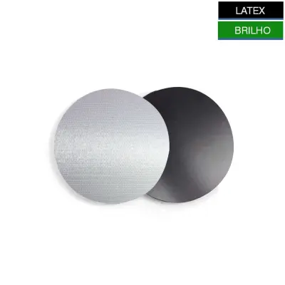 Plaquinha de Imã de Latex Brilho Redondo - 05 Unidades personalizado
