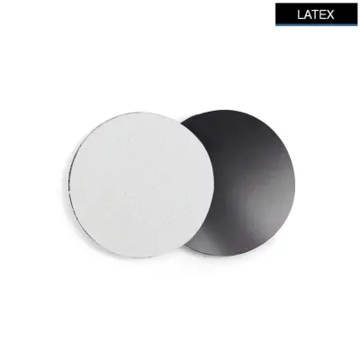 Plaquinha de Imã de Latex Redondo - 05 Unidades personalizado