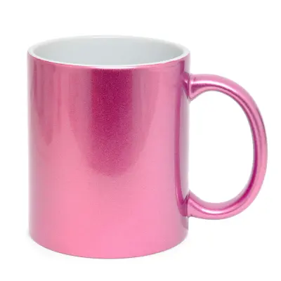 Caneca Metalizada Importada Rosa - 325ml personalizado